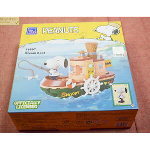 Pantasy Peanuts Steam Boat Buildable Brick Block Set 86907 #